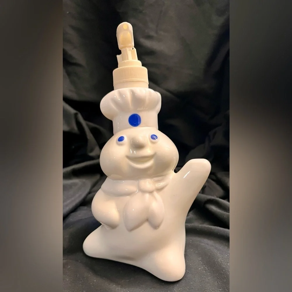 Vintage 1997 Pillsbury Doughboy Ceramic Soap Dispenser - Benjamin & Medwin 8